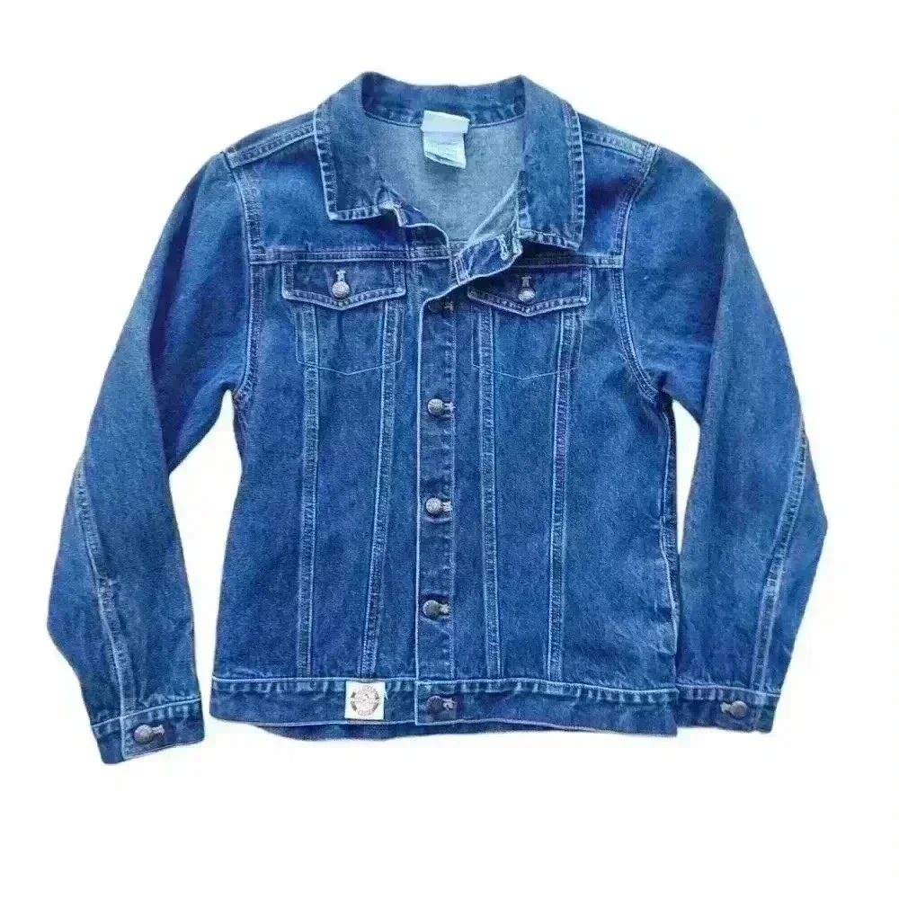 Mickey Mouse Denim Varsity Jacket Kids - Picture 2 of 4